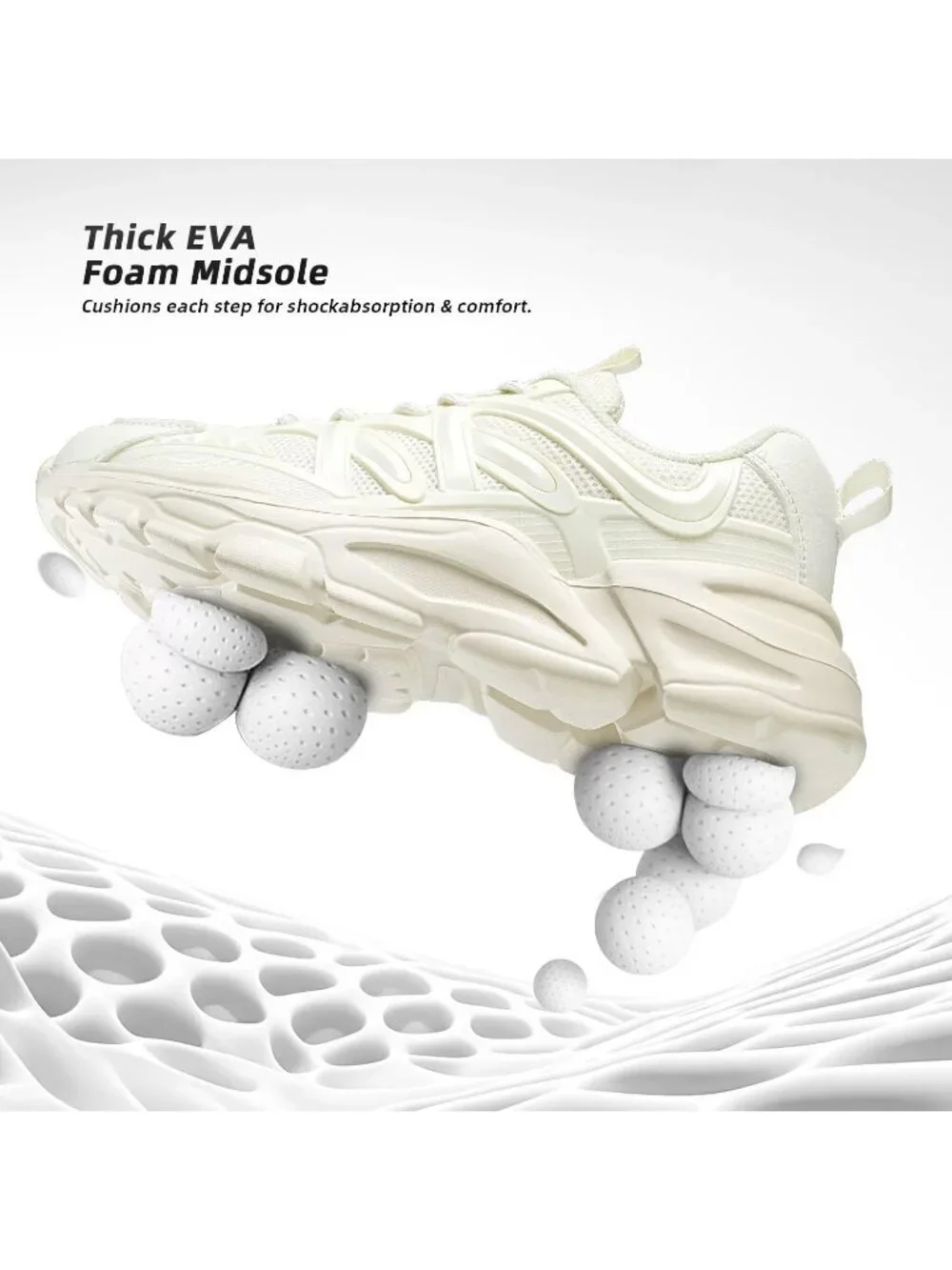 Women's Beige Ladies Walking Comfor Breathable Soft Sole Tennis Sneaker Shoes